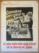 Affiche Cinéma Originale Du Film COMMANDO DANS LA MER DU JAPON " HELLCATS OF THE NAVY " RONALD REAGAN NANCY DAVIS ARTHUR - Affiches & Posters
