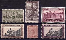 ST MAR 15 - SAINT MARIN LOT DE 6 TP Entre N°32 Et 187 Neufs**/* - Collections, Lots & Series