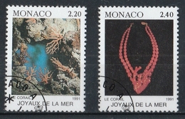 Monaco 1991 : Timbres Yvert & Tellier N° 1774 Et 1775. - Used Stamps