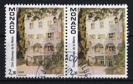 Monaco 1990 : Timbres Yvert & Tellier N° 1709 En Paire. - Gebruikt