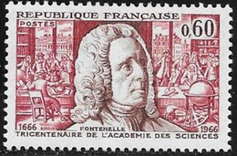 N° 1487  FRANCE  -  NEUF  -  TRICENTENAIRE ACADEMIE DES SCIENCES PARIS -  1966 - Neufs