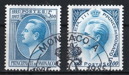 Monaco 1985 : Timbres Yvert & Tellier N° 1508 Et 1509. - Gebraucht