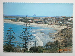 Postcard King's Beach Caloundra & Glasshouse Mountains Queensland Sunshire Coast Australia My Ref B2623 - Sunshine Coast