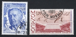 Monaco 1985 : Timbres Yvert & Tellier N° 1472 Et 1475. - Usados