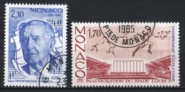 Monaco 1985 : Timbres Yvert & Tellier N° 1472 Et 1475. - Oblitérés