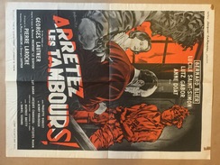 Affiche Cinéma Originale Du Film ARRETEZ LES TAMBOURS De GEORGES LAUTNER Avec BERNARD BLIER LUTZ GABOR JACQUES MARIN - Affiches & Posters