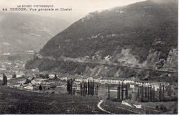 01....AIN.....CERDON   VUE GENERALE ET CHATEL - Unclassified