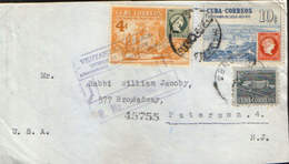 Cuba - Facet (cover,lid) Registered Envelope Circulated In 1955 From Habana At United States - Brieven En Documenten