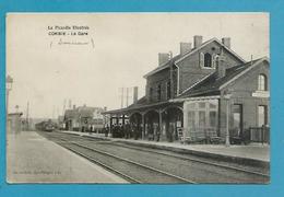 CPA - Chemin De Fer Arrivée Du Train En Gare De CORBIE 80 - Corbie