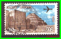 EGYPTO - EGYPT  -   SELLO AÑO 1978 -  Pyramid, Sakhara  And  Entrance  Gate - Usati