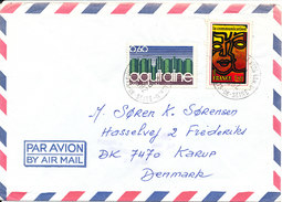 France Air Mail Cover Sent To Denmark 1982 - 1960-.... Covers & Documents