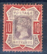 UK 1887 Victoria N. 102 - 10 Penny Rosso E Bruno MLH Cat. € 90 - Ungebraucht