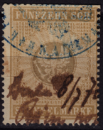 GERMANY Prussia Preußen Stempelmarke Revenue Tax  - Fünfzehn SGR. - Used - Other & Unclassified