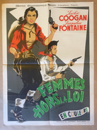 WESTERN Affiche Cinéma Originale Du Film FEMMES HORS LA LOI " OUTLAW WOMAN " De SAM NEWFIELD Avec JACQUELINE FONTAINE - Affiches & Posters