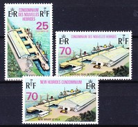 NOUVELLES HEBRIDES 1973 YT N° 366, 367 Et 369 * Légende Française Et Anglaise - Ungebraucht