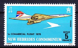 NOUVELLES HEBRIDES 1976 YT N° 425 ** Légende Anglaise - Neufs