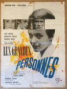 Affiche Cinéma Originale Du Film LES GRANDES PERSONNES De JEAN VALERE Avec JEAN SEBERG MICHELINE PRESLE MAURICE RONET - Affiches & Posters