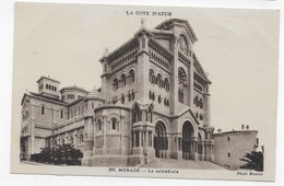 MONACO - N° 329 - LA CATHEDRALE - CPA NON VOYAGEE - Kathedrale Notre-Dame-Immaculée