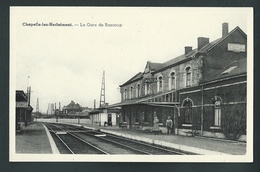 Chapelle-lez-Herlaimont. La Gare De Bascoup.  Photo Animée. - Chapelle-lez-Herlaimont