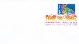 Chinese Lunar New Year FDC Sc#3895h Year Of The Ram 37-cent 2005 Issue US Postage Stamp - 2001-2010
