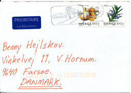 Sweden Cover Sent To Denmark 6-12-2010 - Lettres & Documents