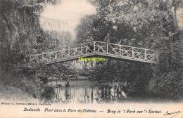 CPA DADIZEELE LE PONT DANS LE PARC DU CHATEAU - Moorslede