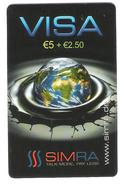 Germany - Calling Card - Prepaid Card - Simra - Planet Earth - Cellulari, Carte Prepagate E Ricariche