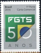 Brasil 2016 ** Fondo De Garantía Por Tiempo De Servicio.  See Desc. - Unused Stamps