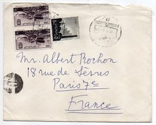 Egypte -lettre Recommandée De FAGGATA-CAIRO  Pour PARIS (France) -composition Timbres--cachet - Brieven En Documenten