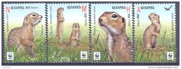 2015. Belarus, WWF, Speckled Ground Squirell, Set, Mint/** - Belarus