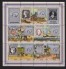 Niue 1980 Zeapex Stamp Exhibition Charity Overprints Set Of 5 Pairs In Sheet Of 10 Format MNH - Niue