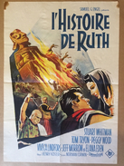 Affiche Cinéma Originale Du Film L'HISTOIRE DE RUTH " THE STORY OF RUTH " De HENRY KOSTER Avec STUART WHITMAN TOM TRYON - Affiches & Posters