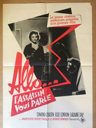 Affiche Cinéma Originale Du Film ALLO L'ASSASSIN VOUS PARLE " THE 3rd THIRD VOICE " D'HUBERT CORNFIELD Avec JULIE LONDON - Affiches & Posters