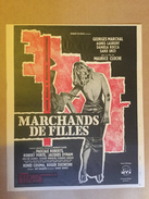 Affichette  Cinéma Originale Film MARCHANDS DE FILLES De MAURICE CLOCHE Avec GEORGES MARCHAL DANIELA ROCCA JACQUES DYNA - Affiches & Posters