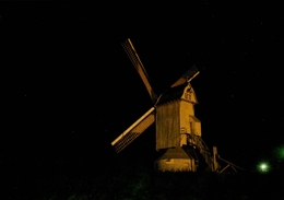 CPM Villeneuve D'Ascq Le Moulin Des Olieux La Nuit - Villeneuve D'Ascq