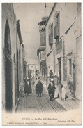 CPA - TUNISIE - TUNIS - La Rue Sidi-Ben-Arous - Tunesien