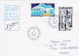 TAAF - Kerguelen - Navire "La Zelande" Avec Signature Du Capitaine - Polar Ships & Icebreakers