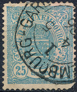 Stamp  Luxembourg 1875-80? 25c Used Lot#5 - 1859-1880 Wappen & Heraldik