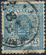 Stamp  Luxembourg 1875-80? 25c Used Lot#6 - 1859-1880 Coat Of Arms