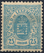 Stamp  Luxembourg 1875-80 25c  Used Lot#20 - 1859-1880 Wappen & Heraldik