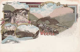 Gruss  Aus Werfen-Litho. - Werfen