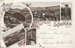 Gruss  Aus Scheibbs-Litho 1896 Frühes Datum. - Scheibbs