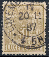 Stamp  Luxembourg 1882  50c  Used Lot#38 - 1859-1880 Wapenschild