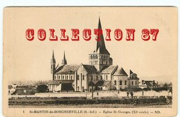 76 - SAINT MARTIN De BOSCHERVILLE - EGLISE SAINT GEORGES - Saint-Martin-de-Boscherville