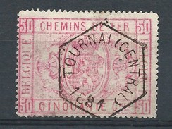 CF N°4, 50c Rge Hexagone TOURNAI (CENTRAL)/1881 (centre évidé) - Oblitérés