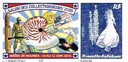 Nouvelle Caledonie France Timbre Personnalise Salon Collectionneurs Noumea 2016 Normal Sans Mention 110 F UNC - Unused Stamps