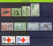 Mhl245 ** SMALL ASSORTMENT ** TONGA Gebr/used + ONG/MH - Tonga (...-1970)