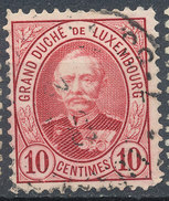 Stamp  Luxembourg 1891  10c Used Lot#67 - 1859-1880 Wappen & Heraldik