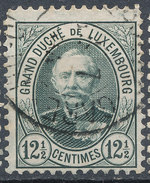 Stamp  Luxembourg 1891  12 1/2c Used Lot#70 - 1859-1880 Wappen & Heraldik