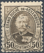 Stamp  Luxembourg 1891  50c Used Lot#84 - 1859-1880 Stemmi